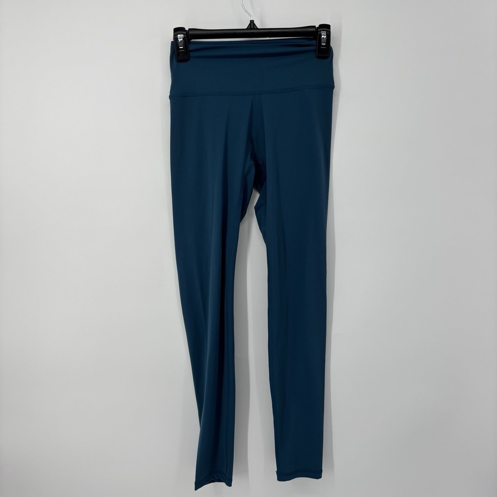 NVGTN Solid Seamless Leggings Blue Women's Size Large‎ Gym Activewear Workout